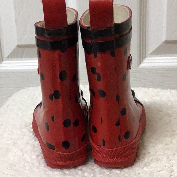 LADYBUG RAINDEAR [TM] RAINBOOTS, Sz 6 - Picture 3 of 5